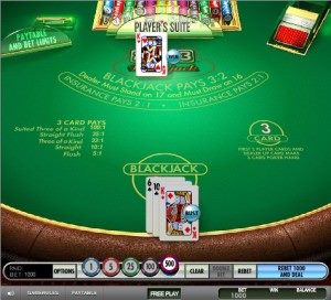 blackjack +3 3
