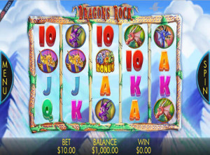 dragons rock pokie