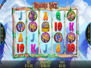 dragons rock pokie