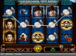 sherlock holmes slot game