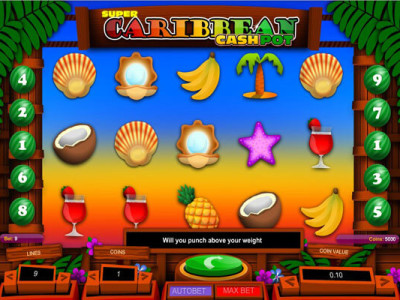 super caribbean cashpot pokie